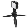 Portable Phone Microphone Vlogging Equipment Microphone Kit with LED Light