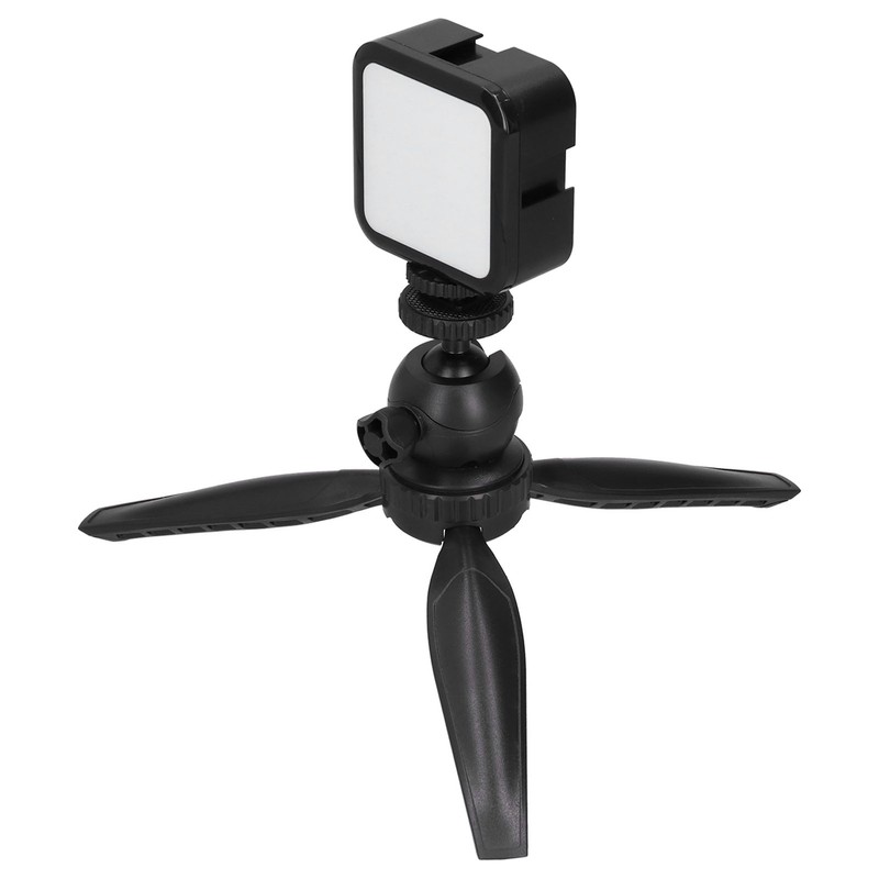 Portable Phone Microphone Vlogging Equipment Microphone Kit with LED Light