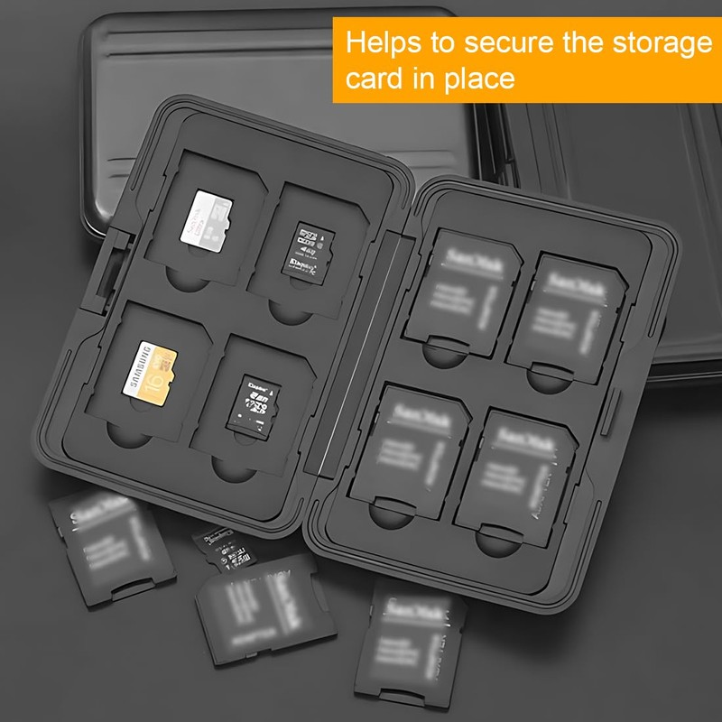 SD Card Box, Memory Card Case, Waterproof Protective Case for