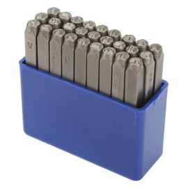 Metal Stamps, Steel Metal Stamp Set Portable High Carbon Steel 27 Pcs for (3mm Letters)