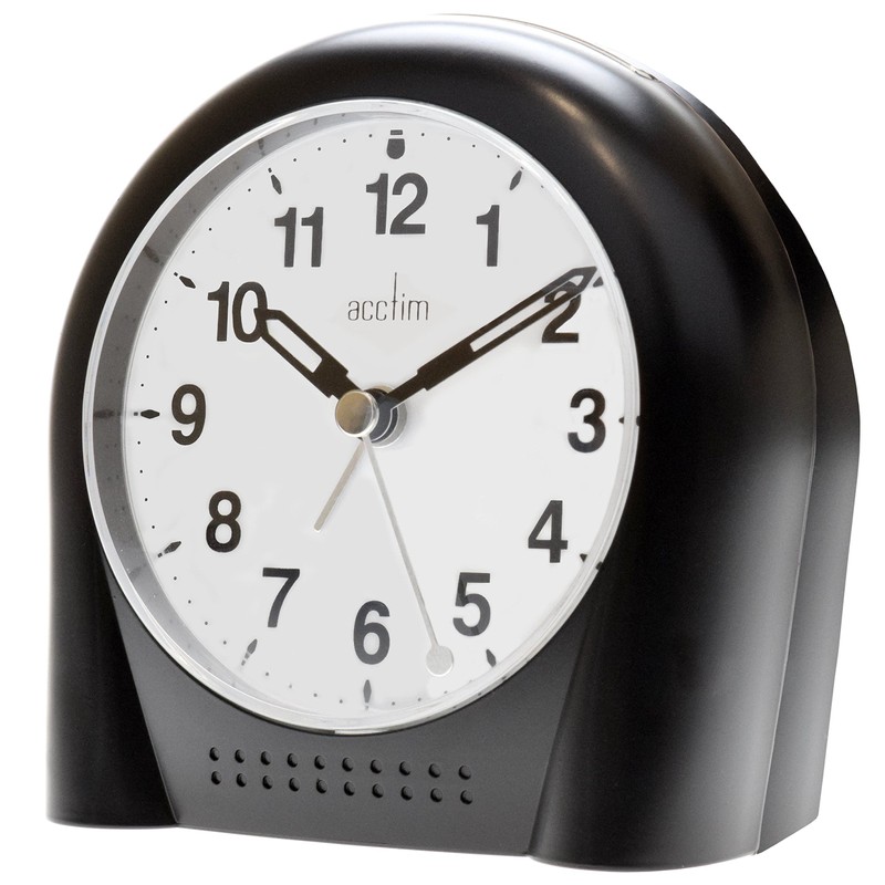 Acctim Sweeper Smartlite Analogue Alarm Clock Non Ticking Sweep Smartlite®
