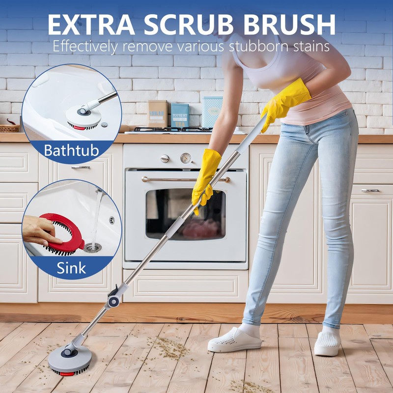 Tikaa Atok Spin Mop and Bucket with Wringer Set, Bucket
