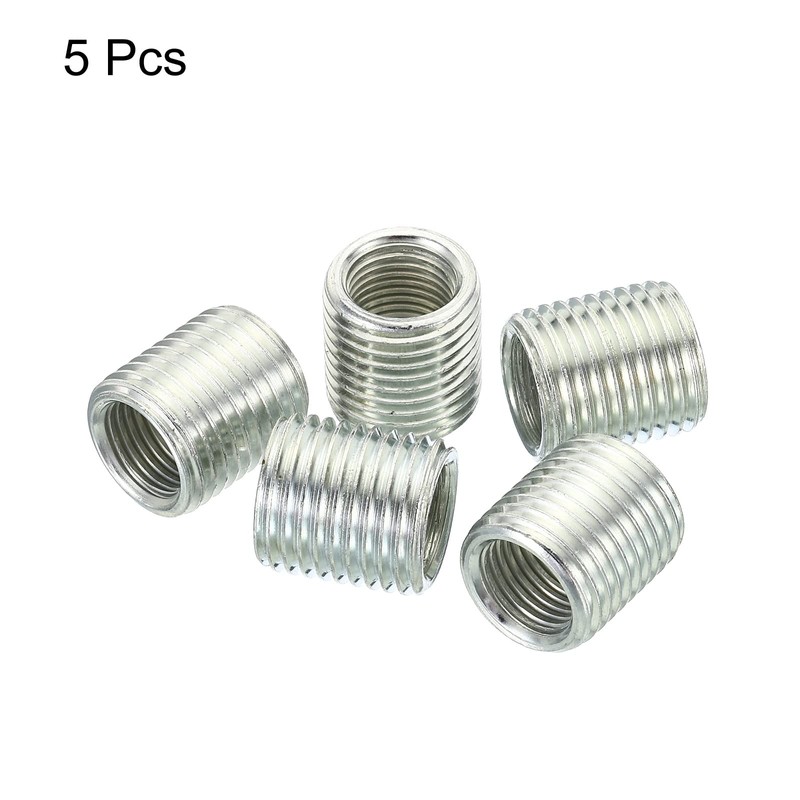 PATIKIL 9/16-18 to M10 Thread Adapters Sleeve Reducing Nut, 5
