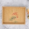 Bamboo Woven Jewelry Display Tray Vintage Necklace Bracelet Earrings Holder