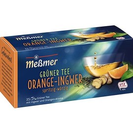 Meßmer Green Tea Orange Ginger 25 TB Pack of 2 x 43.75 g Pack