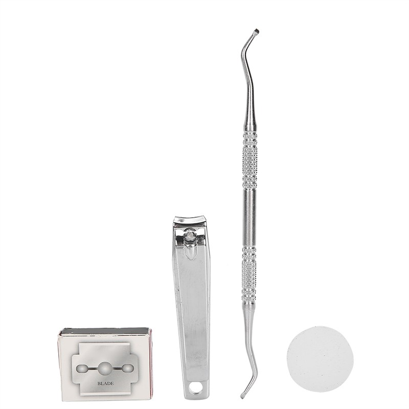 20pcs Pedicure Tool Set Calluses Removal Dead Skin File Foot