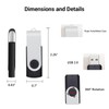 5 Pack 2GB USB Flash Drives in 5 Random Colors