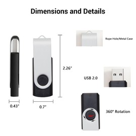 5 Pack 2GB USB Flash Drives in 5 Random Colors USB 2.0 Wholesale Lot Bulk Memory Sticks (5 Pack, 2GB)
