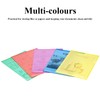 ZCZN A4 Plastic Sleeves, 45pcs Coloured Cut Flush Folders for