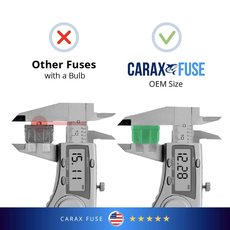 CARAX Glow Fuse – Premium Fuse Standard/Regular Blade ATC/ATO/ATS –
