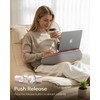 2-in-1 Lap Desk & Kindle Pillow Stand with Beanbag
