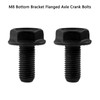 VANICE M8 x 18mm Bicycle Bottom Bracket Flanged Axle Bolt,