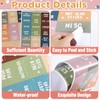 54Pcs Teacher Toolbox Labels Classroom Decoration Self-Adhesive Groovy Toolbox Sticker