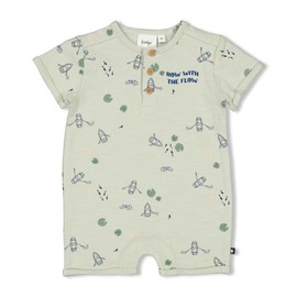 Feetje Baby Boys Player AOP - Rock My Boat, Green, 86