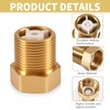 Pack of 2 3/4 Inch Brass Check Valve DN20 Thread