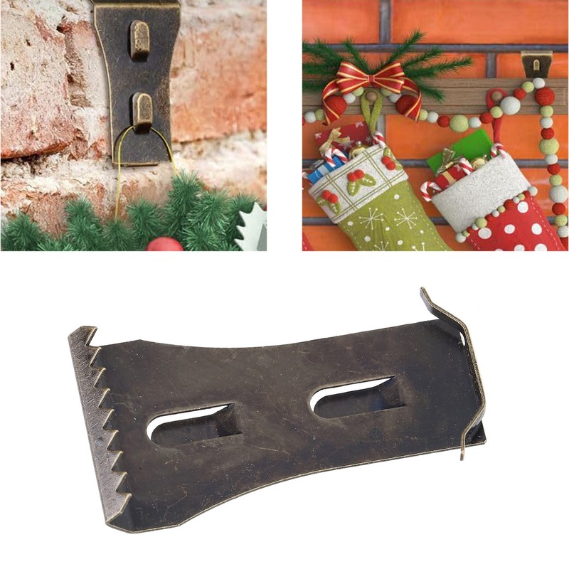 20PCS Home Decor Brick Hook Hole Free Alloy Steel Wall