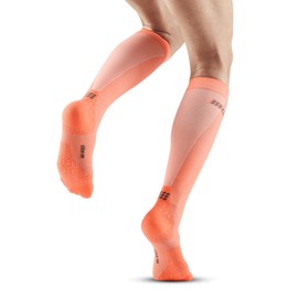 CEP Ultralight Tall Socks, Coral/Cream, Women, IV