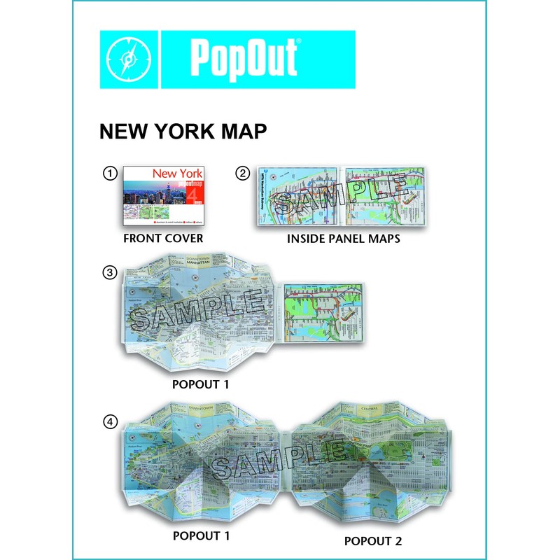 New York PopOut Map (PopOut Maps)