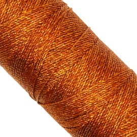 LINHASITA Linhasita Waxed Thread 100g/170 Meters 1mm Polyester Macrame 30 Colors (Copper)