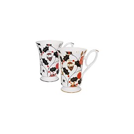 Merriment Christmas Chintz Mug - Set of Two