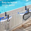 HEHIPLE 2 Pcs Pool Fence Hooks, Pool Tool Organizer, for