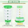 AOMGD 4-Tier Sprouts Growing Tray,Microgreens Growing Kit with Sprout Lid,