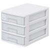 SANKO PLASTIC Small Storage Shelf, 3 Tiers, Silk, Width 7.2