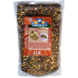 Happy Hearts Total Blend Hamster and Gerbil Food (5 Pounds)