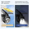 Clearhill Dummy Fake Security Camera and Solar Motion Sensor Lights,