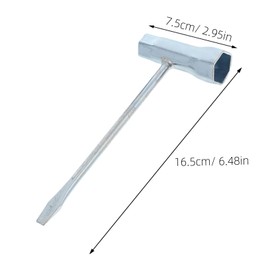 ORFOFE 3pcs T-wrench Spanner Tool: 13-19mm Carbon Steel Chainsaw Scrench Professional Chainsaw Maintenance Tool Ideal For Forestry And Home Gardening