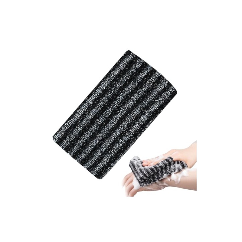 1 Piece Exfoliating Wash Cloth, Back Scrubber Back Brush for