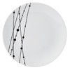 Studio Nova Linear Symphony 12 Piece Dinnerware Plate Bowl Set,