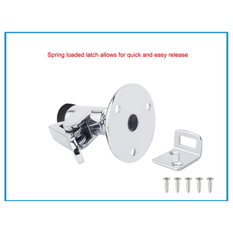3X Stainless Steel 316 Boat Door Stop Stopper Catch Door