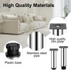 15 cm/5.91" Furniture Legs, 4 Pcs 0-10 mm/0-0.39 In Adjustable