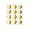 HEIKO Tack Label (Seal) NO.449 Round Gold Φ1.1 inches (28 mm) 120 Pieces/62-1029-85