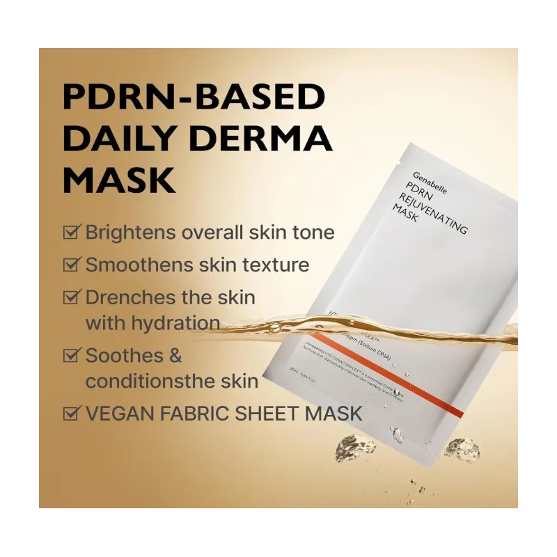 Genabelle Pdrn Rejuvenating Mask 5 Piezas - K Beauty