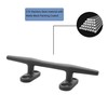 Thorn Boat Black Cleat Dock Marine 316 Stainless Steel Open
