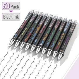 Mr. Pen- Christian Pen Set, 50 Pack, Black Ink, Bible Verse Pens, Christian Pens for Women Men, Black Style