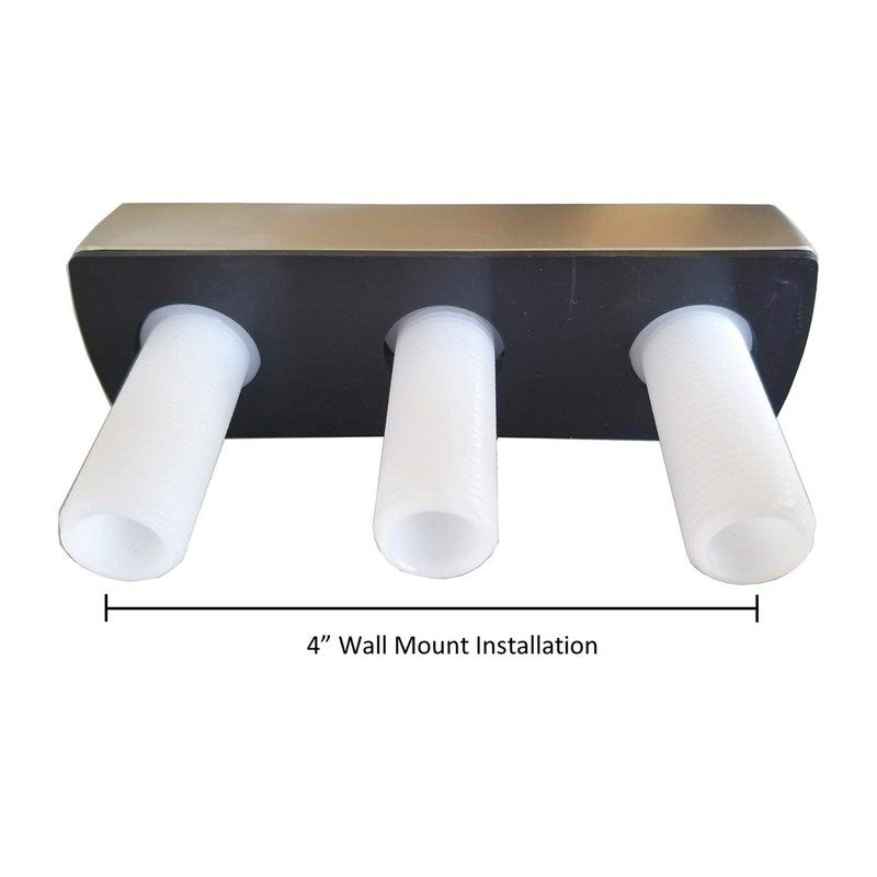Laguna Brass 3330ABN Mobile Home Two Handle Non-Metallic 4" Shower