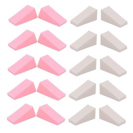 Mikinona 50pcs Portable Makeup Sponges Multi-function Puff Applicators for Foundation Wet Dry Use Soft and Mini Beauty Tools for Home and Salon Shapes