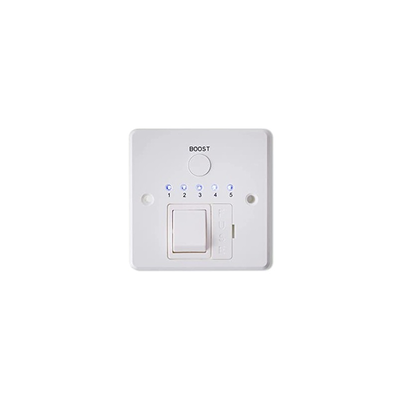 1-5 Hours Booster Timer Switch Fused Spur Wall Controller For