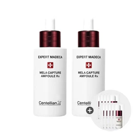 Centellian 24 Madeca Mela Capture Ampoule Rx 28ml x 2 + Ampoule 1ml * 10 sheets / 센텔리안24 마데카 멜라캡처앰플Rx 28ml 2개 + 앰플 1ml * 10매