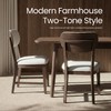 COLAMY Solid Wood Dining Chairs Set of 2, Mid Century