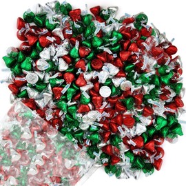 Hersheys Kisses Christmas Kisses Milk Christmas Chocolate Candy – Bite-Size Bulk Candy Individually Wrapped Chocolate Treats – Delicious Treats for Christmas, Birthdays, Easter (2 Lb)