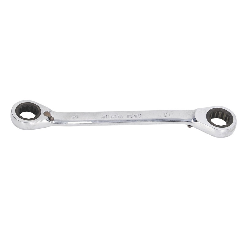 Double Ended Ring Wrench Universal Chrome Vanadium Steel 72 Tooth