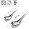 Comicfs Soup Spoons Set of 6, 304 Stainless Steel Dinner