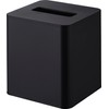 Yamazaki Compact Tissue Case Square Black W5.0 x D4.8 x