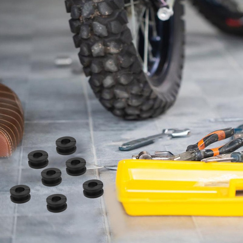 iplusmile Motorcycle Accessories 10pcs Rubber Grommets Replacement Motorbike Grommets Easy