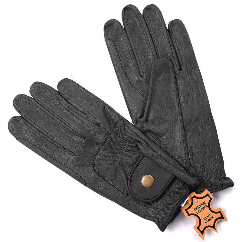 AFE Kids Genuine Leather Horse Riding Gloves Childrens Dublin Track