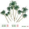 Cayway 34 PCS Model Trees Coconut Palm Model Trees, 1.7~6.7
